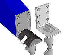 Vis de terre pour fixer abris cheveaux